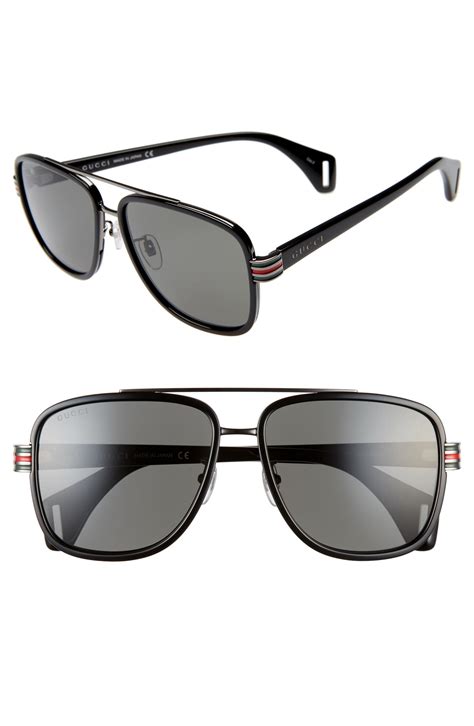 gucci 58mm aviator sunglasses|Aviator sunglasses .